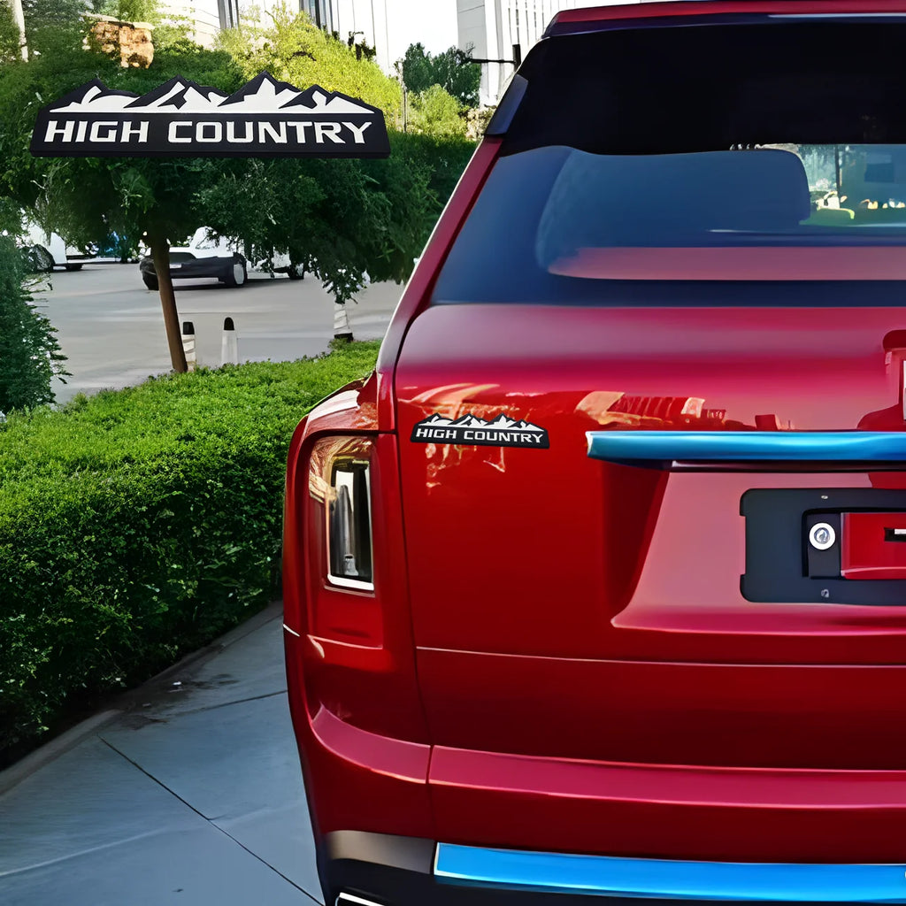 3D Zinc Alloy Mountain Car Emblem Sticker for Custom Look - image 4