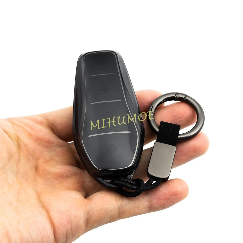 Key Fob Cover Case Compatible with BYD Atto 3, Dolphin, Seal U & More