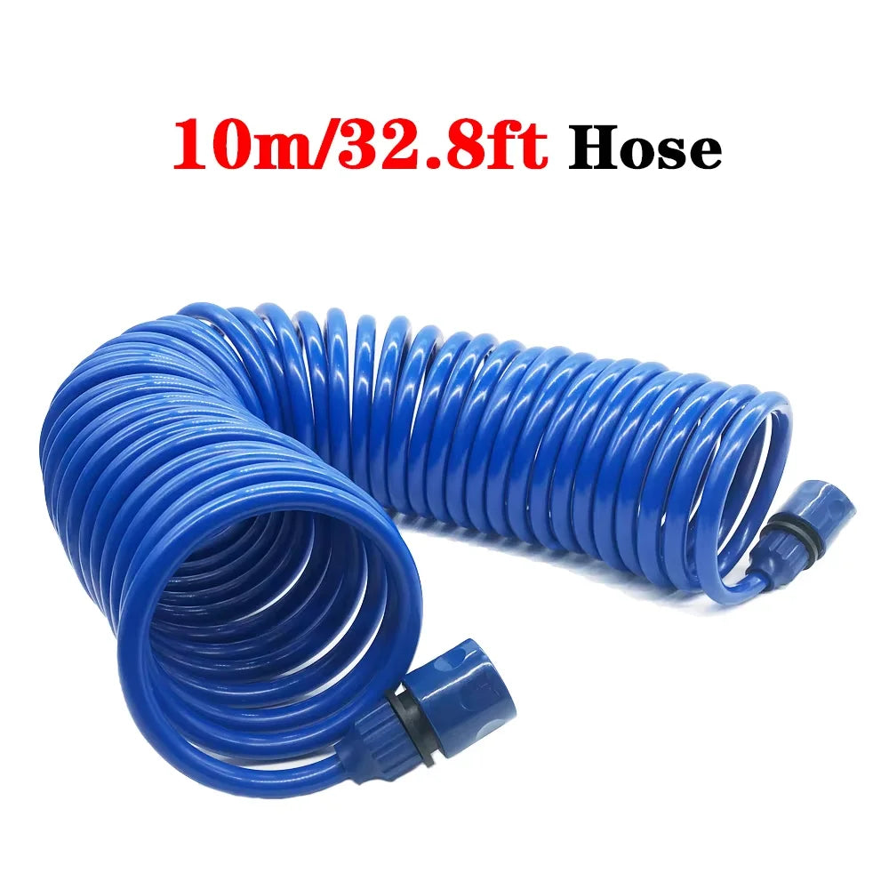 Portable Spring Garden Hose 10/15m – Curly Magic Water Pipe