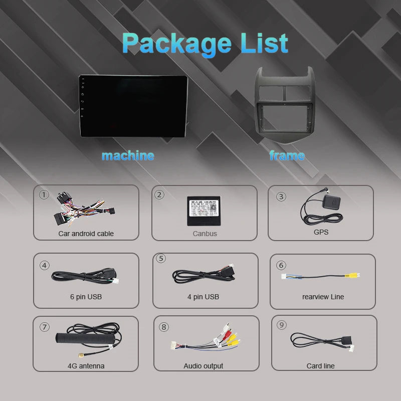 9-Inch CarPlay & Android Auto Radio for Chevy Aveo/Sonic (2011-2015) - image 8