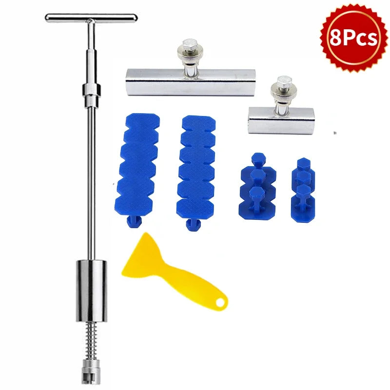 Car Dent Repair Kit - Slide Hammer T-Bar Puller with Glue Tabs, 37Pcs - image 7