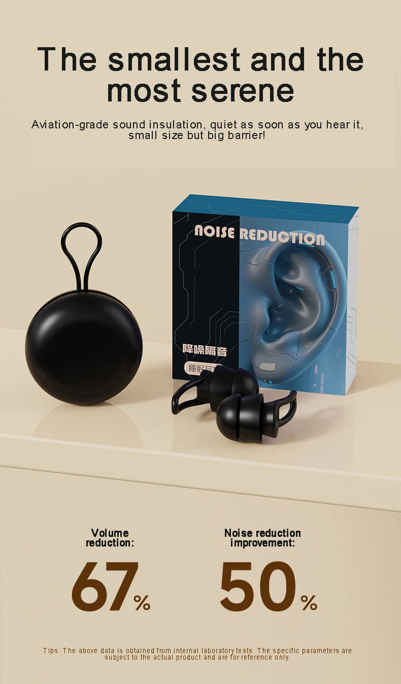 Soft Silicone Noise-Reducing Sleep Earplugs - image 14