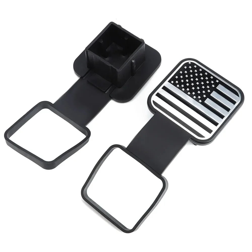 1Pcs Universal Trailer Hitch Cover 2 Inch Receiver Auto Square Plug Tow Hook Cover Trailer Hitch Receiver