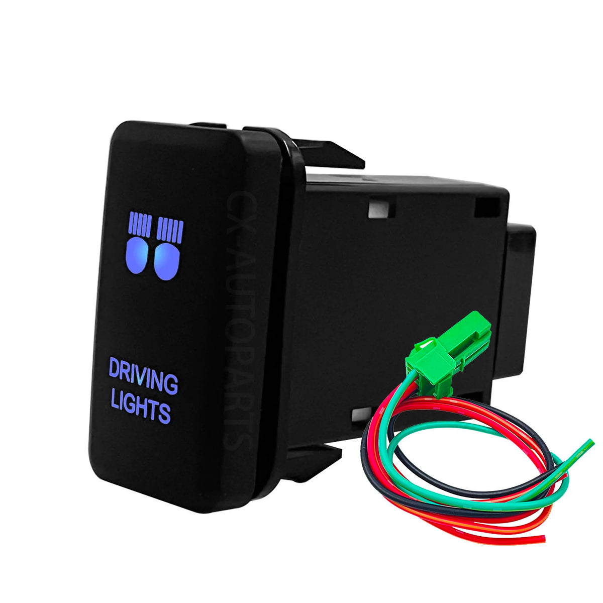 Blue LED Push Switch 12V for Toyota Tacoma, Land Cruiser, 4Runner - image 30