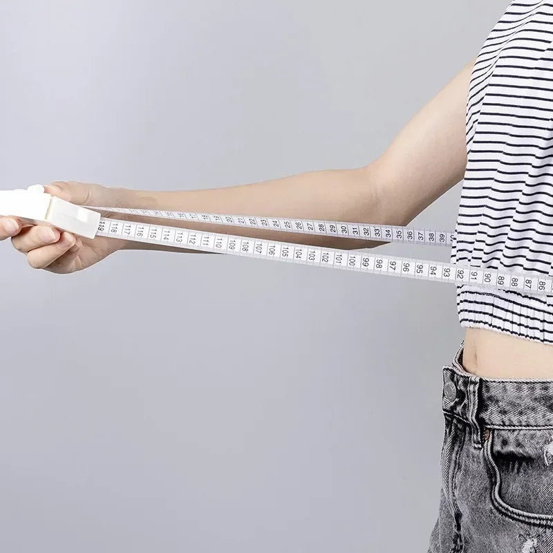 Portable Measuring Tape in Inches Mini Ruler Soft Measuring Tape Retractable Metric Tape Measuring Film for Body