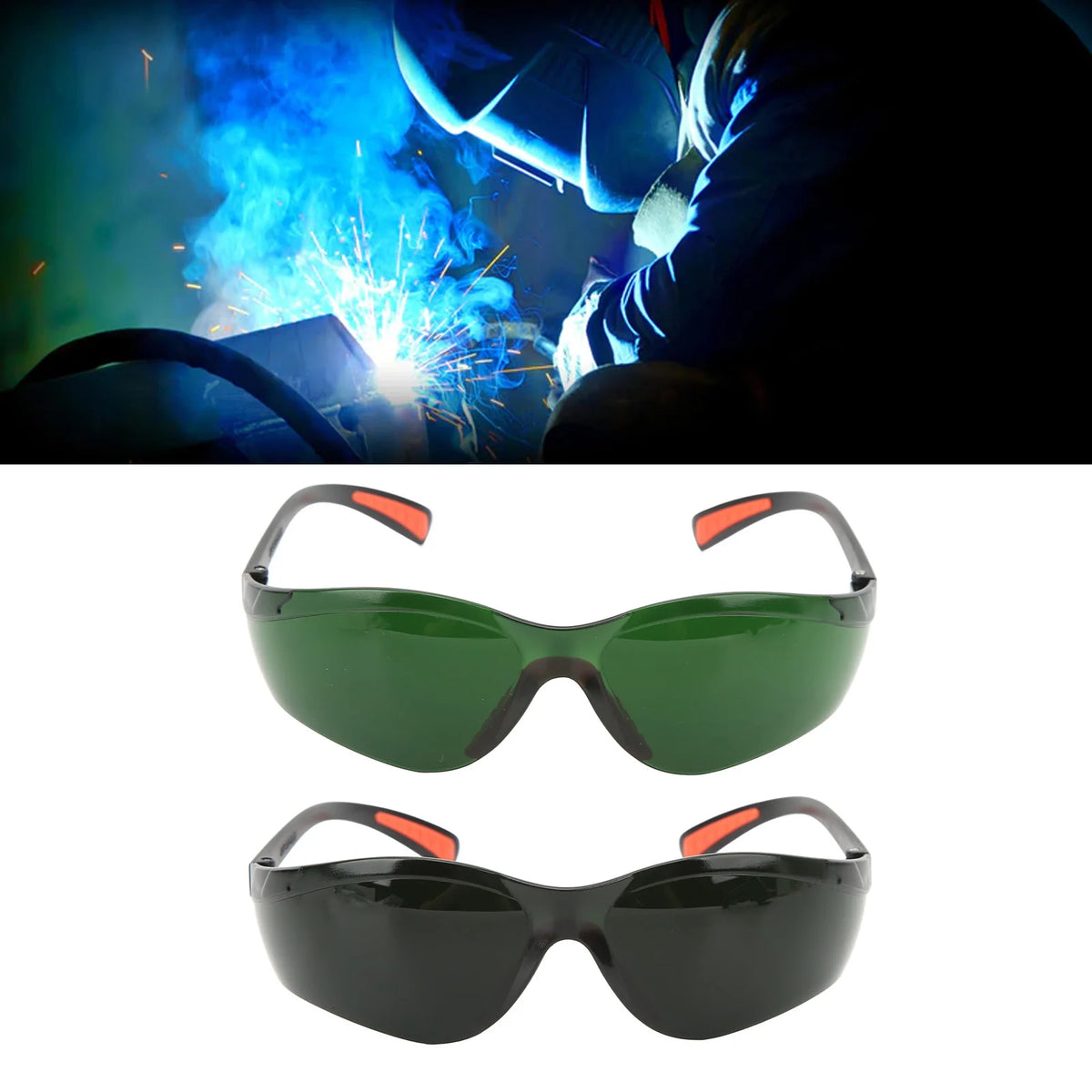 Welding Glasses TIG Welder Protective Goggles Slip Proof Comfortable for Welding Working