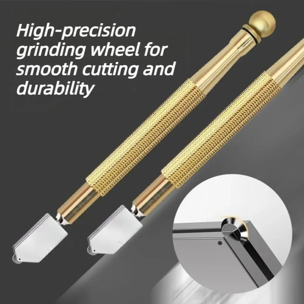 Portable Diamond Glass Cutting Tool 175mm Non Slip Handle Handheld Cutter for Tile Mineral Engraving Construction Projects