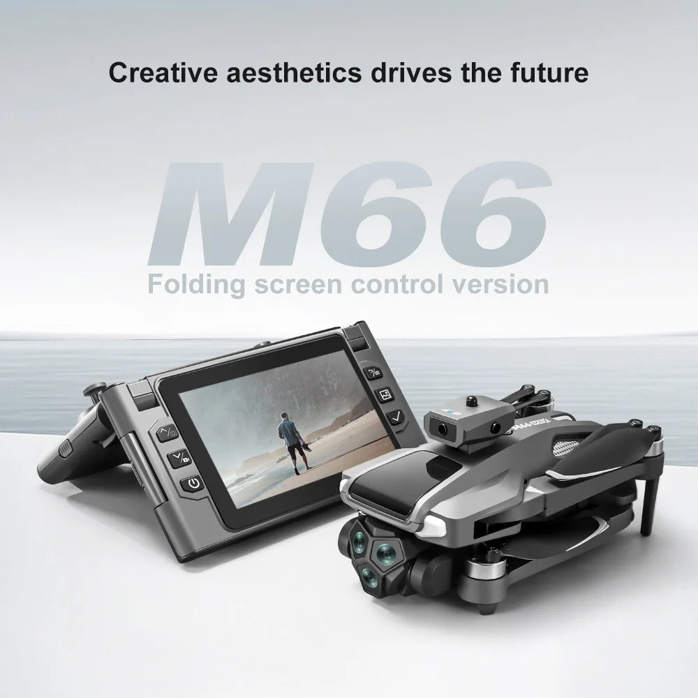 M66 Foldable Drone with 4.3-inch Screen Remote, 4K Dual Camera, 5G FPV - image 10