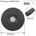 3" Angle Grinder Cutting Disc Metal Polishing Wheel Abrasive Grinding Wheel with 10mm Aperture for Angle Grinder Accessories