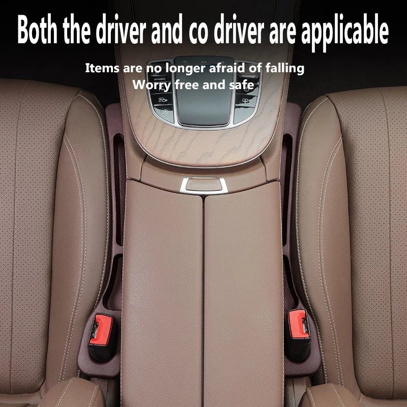 Car Seat Gap Filler, Universal Fit, Black or Brown