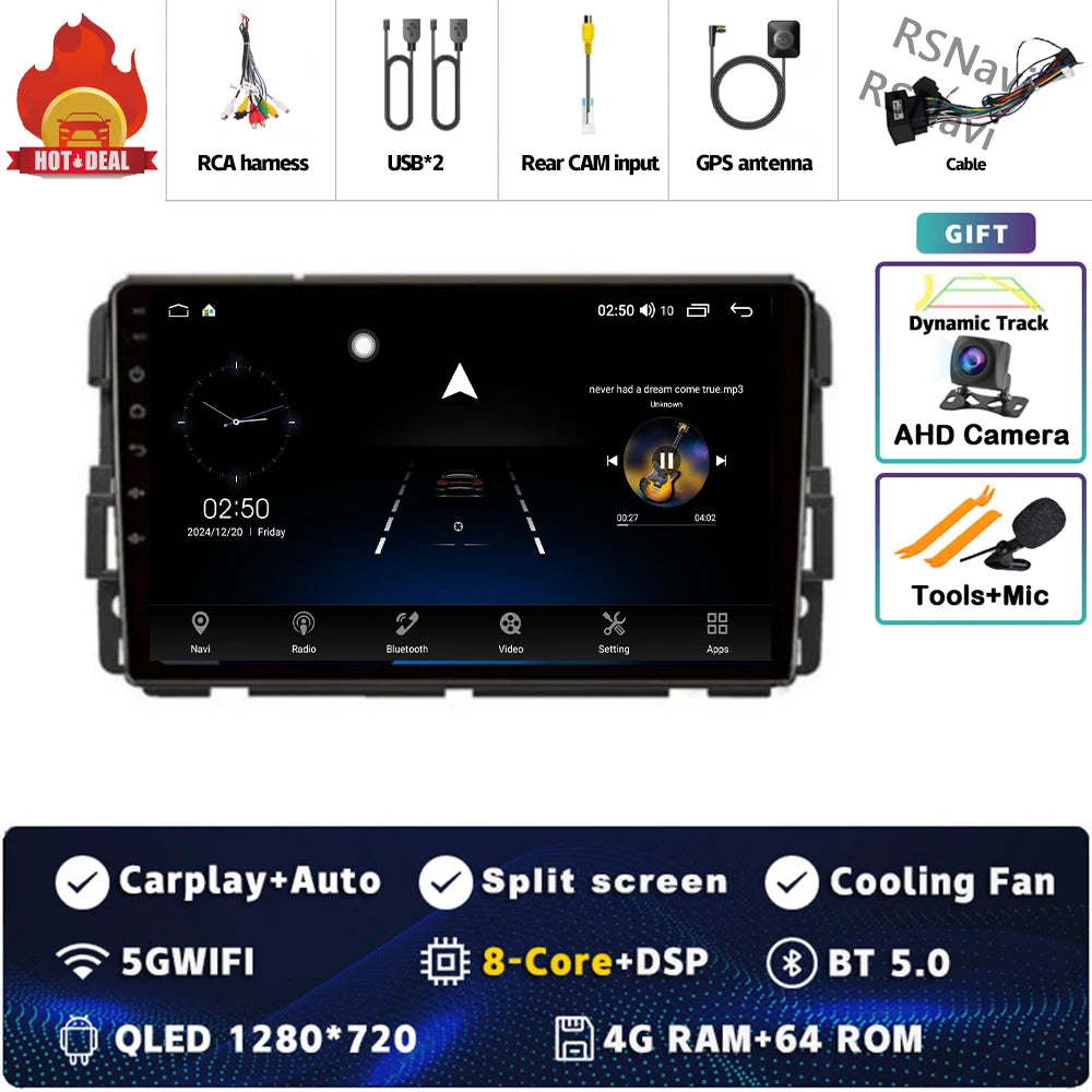 9" Android Car Stereo for Chevy GMC with CarPlay & Android Auto - image 49