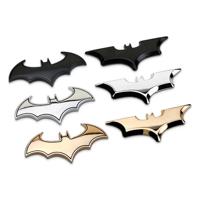 3D Metal Bat Car Body Emblem Badge Decal for Trunk and Motorcycle