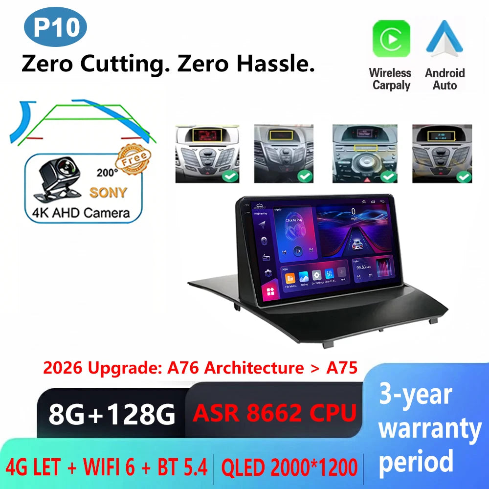 Ford Fiesta 2009-2017 Android Car Radio with CarPlay & GPS - image 13