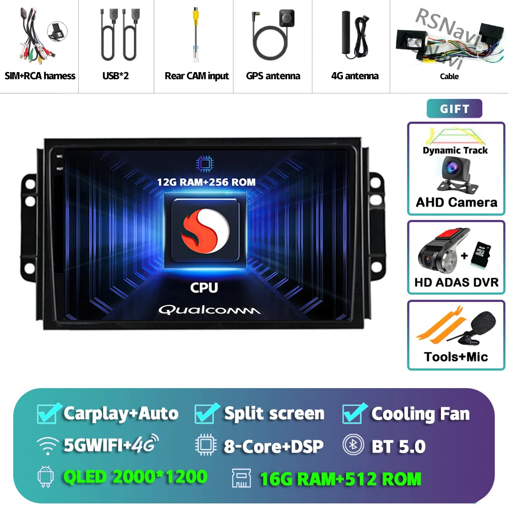 9-Inch Android CarPlay Multimedia Player for Chery Tiggo 2016-2020 - image 11