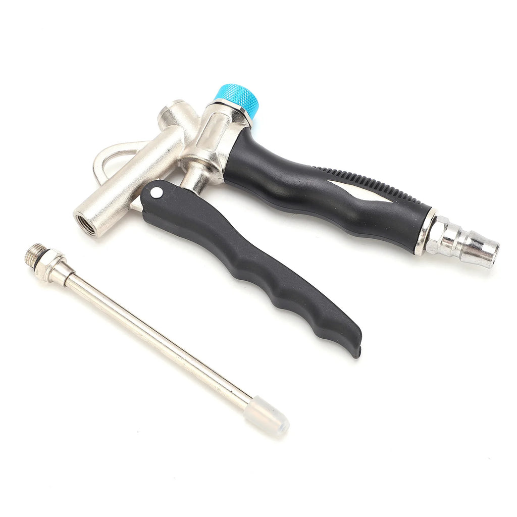 2‑Way Air Blow Gun Dust Blowing Adjustable Air  with Extened Nozzle 1/4in NPT 150 PSI 2-Way Air Blowing Gun