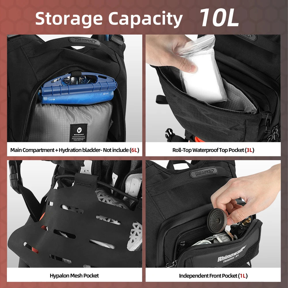 Rhinowalk Waterproof Magnetic Motorcycle Backpack - image 5