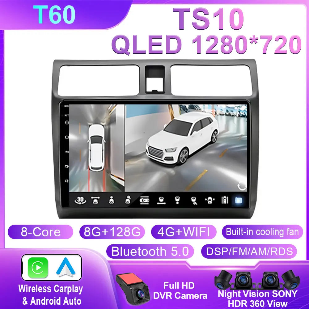 10 Inch Android Car Stereo for Suzuki Swift 2003-2010 with CarPlay - image 41