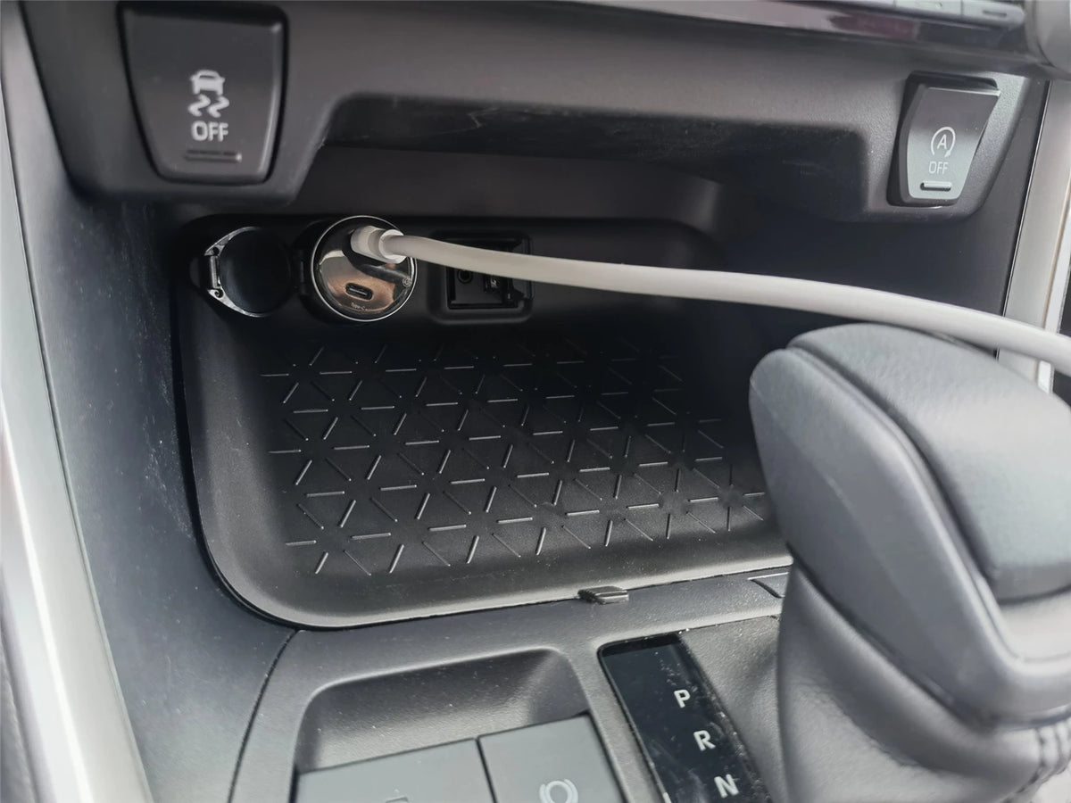 Silicone Center Console Storage Pads for Toyota RAV4 2020-2025