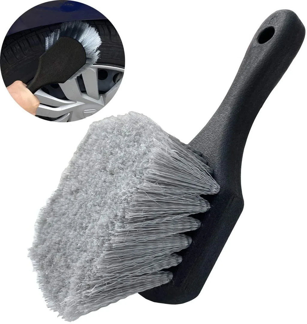 Car Tire Wheel Rim Cleaning Brush Detailing Brushes Wash Towel Kit Universal Wheel Tire Cleaning Accessories