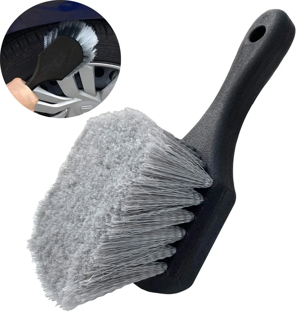 Car Tire Wheel Rim Cleaning Brush Detailing Brushes Wash Towel Kit Universal Wheel Tire Cleaning Accessories