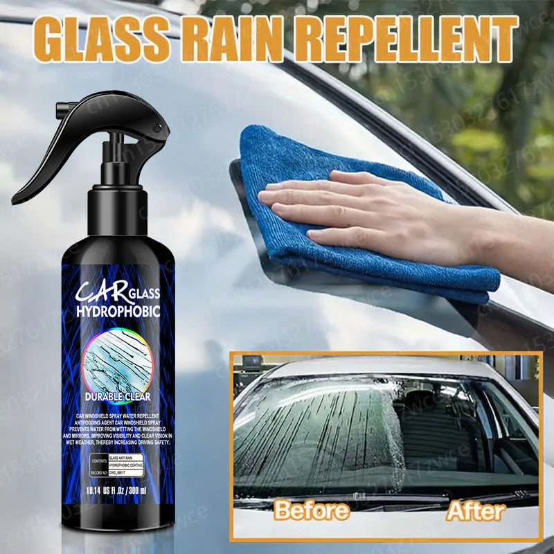 Glass Water Repellent Spray for Car Windshields and Mirrors