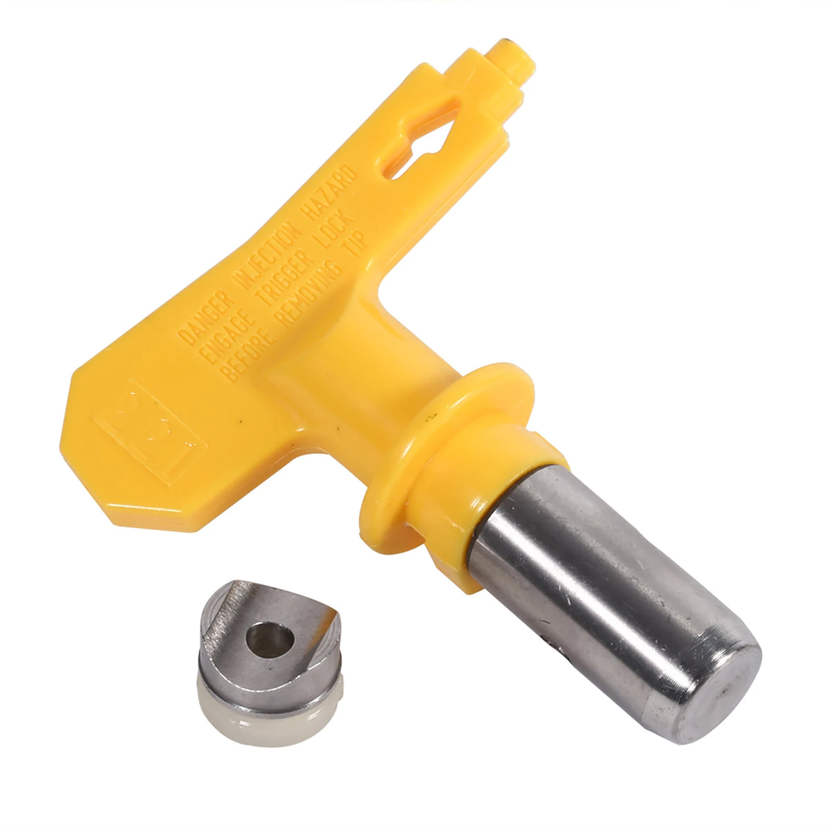Reversible Tungsten Steel Airless Paint Spray Gun Tip Nozzle Accessory Home Garden
