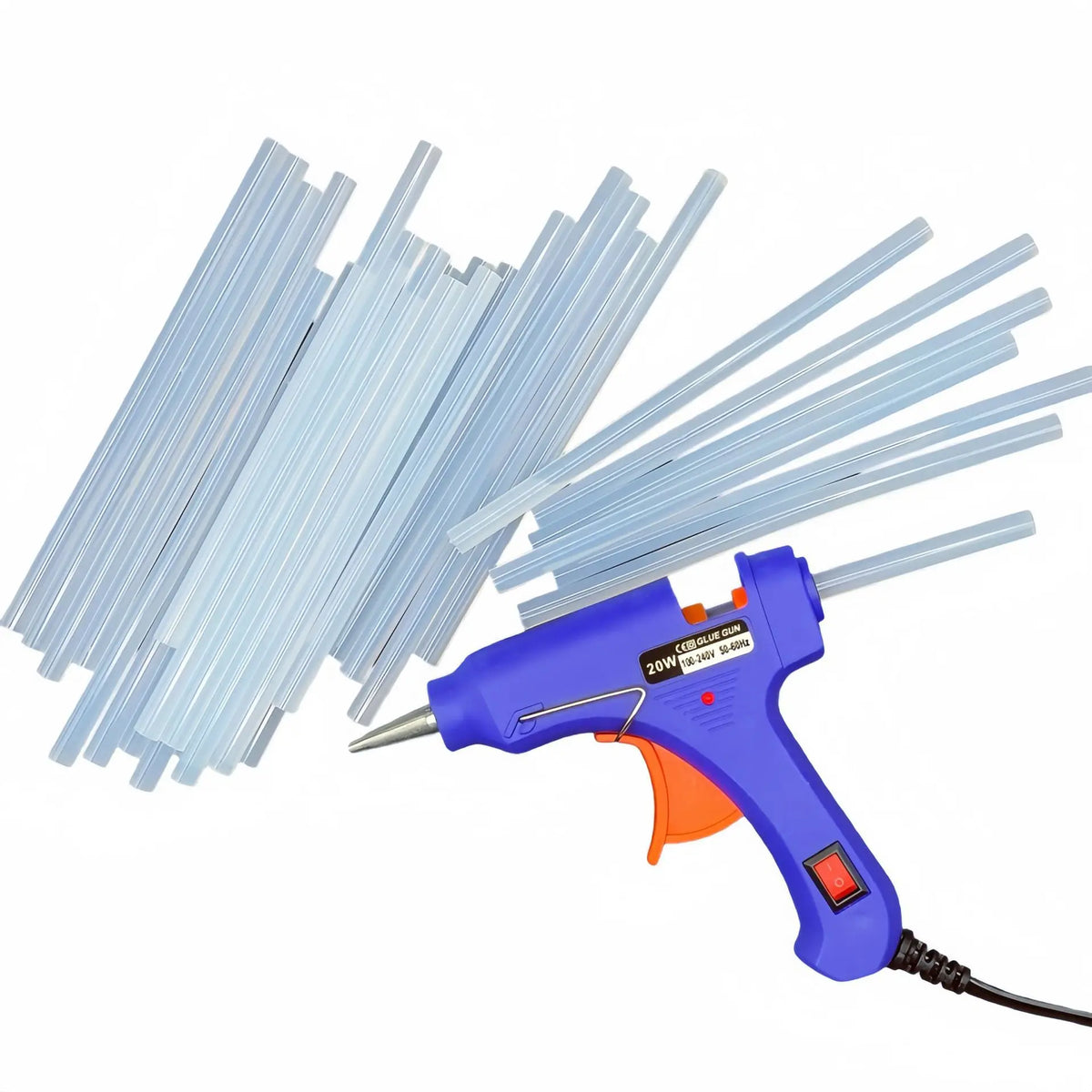 Hot Glue Gun Kit with Glue Sticks Fast Preheating High Temp for Crafts and Home Repairs