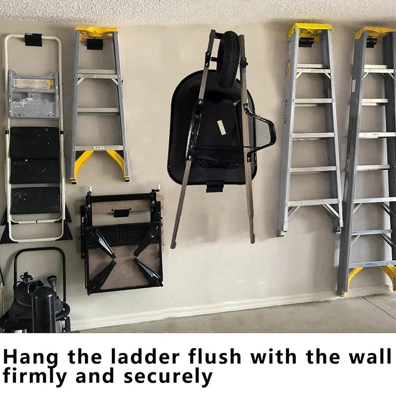 Wall-Mounted Ladder & Power Tool Hanger Hook