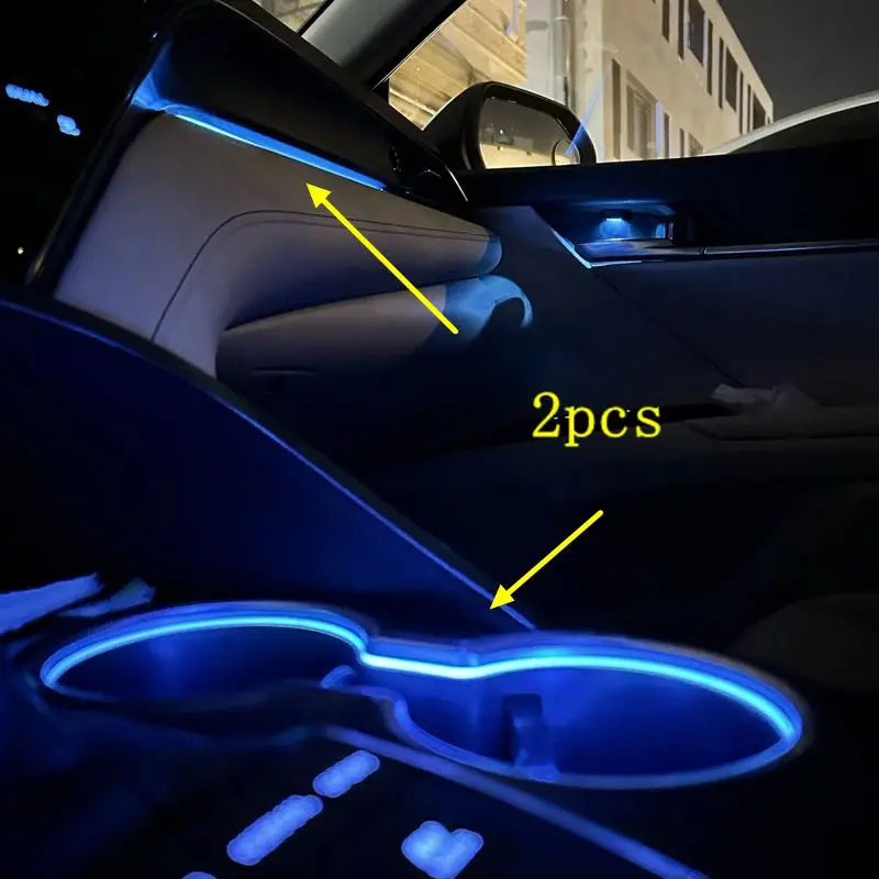 2-in-1 LED Ambient Light & Cup Lamp for Toyota Camry XV70