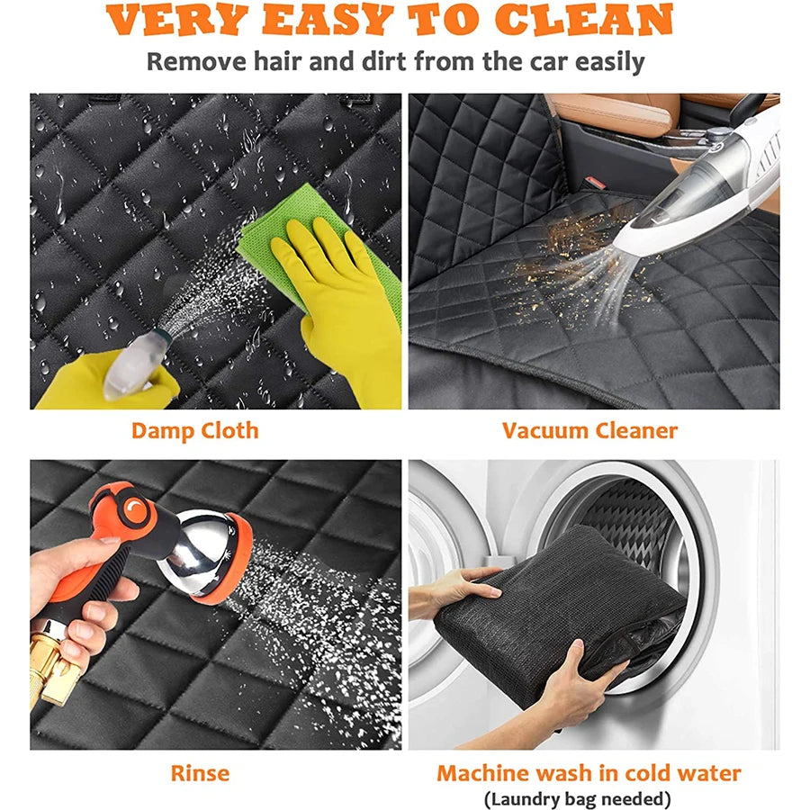 Dog Front Seat Cover for Cars, Waterproof Nonslip Pet Car Seat Protector, Quilted & Durable Padded Dog Seat Covers for Cars