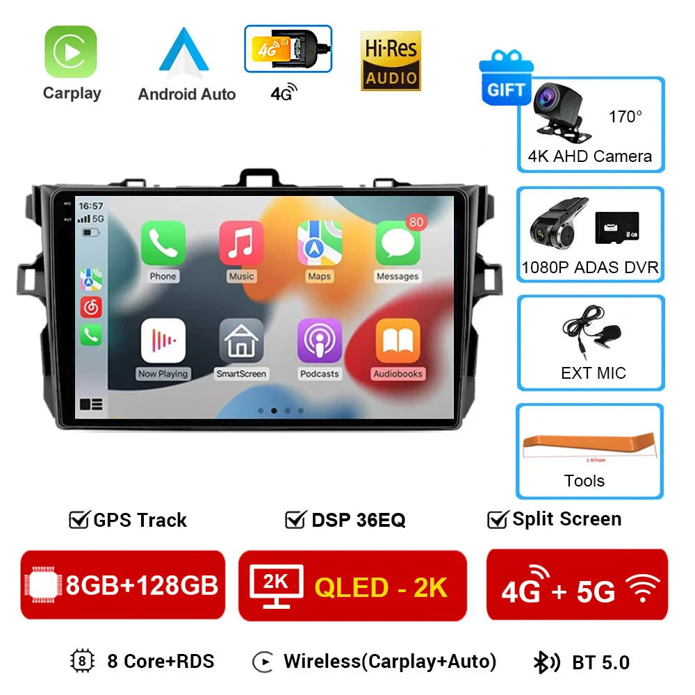 Android 16 Multimedia Car Radio for Toyota Corolla E140/E150 - image 13