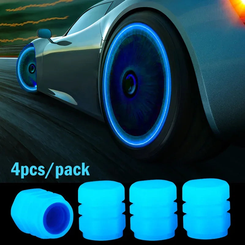 Glow in Dark Tire Valve Caps - Luminous Car Wheel Stem Covers - image 19