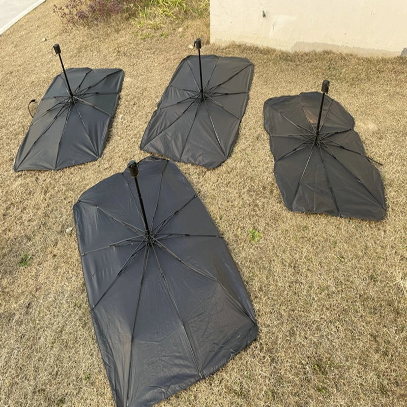 Retractable Umbrella Windshield Sun Shade