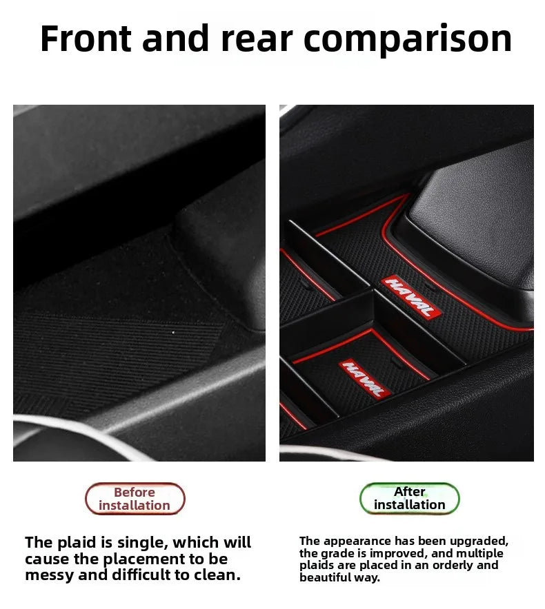 Center Console Armrest Hidden Storage Box for Haval H6 3rd Gen (2021-2025)