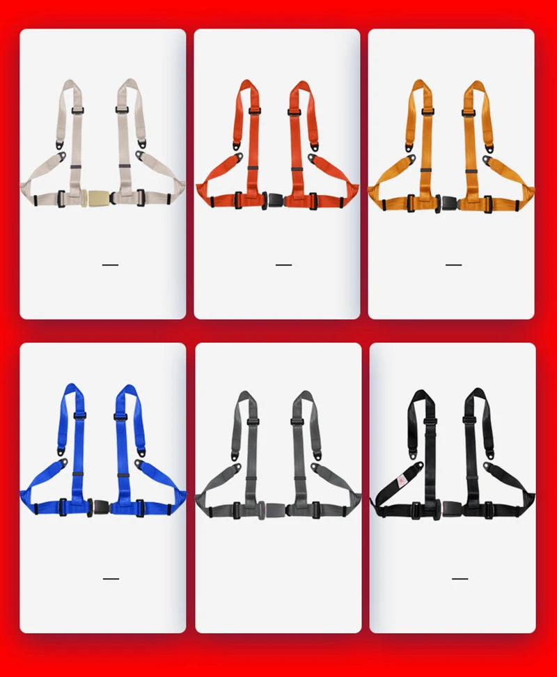 3/4-Point Racing Harness Seat Belt with Camlock - image 11
