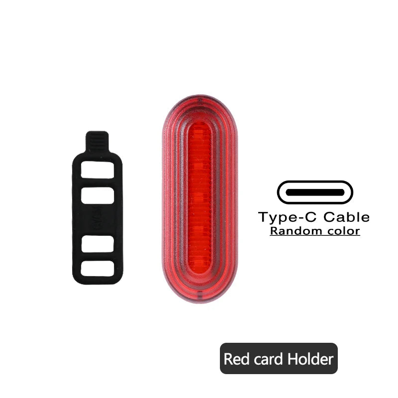 USB-C Rechargeable Bike Tail Light with 360° Rotation
