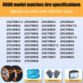 2PCS/Set Car Snow Chain for Car Tire Snow Sock Wheel Tyre Off-road Tires Winter Cars Wheel Chains SUV Winter Off Road 4x4 Vehic