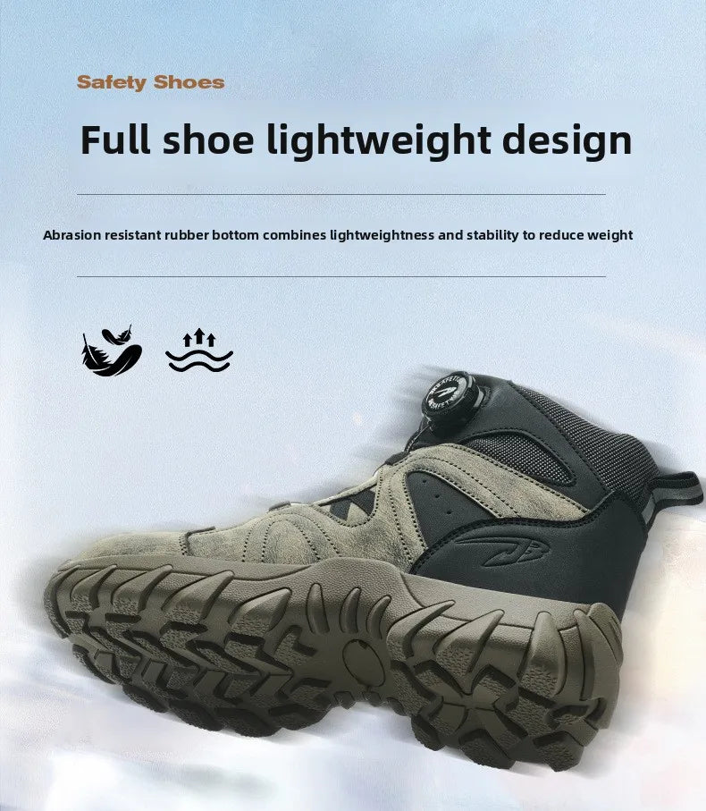 Steel Toe Safety Boots, Smash-Proof & Puncture-Resistant - image 20