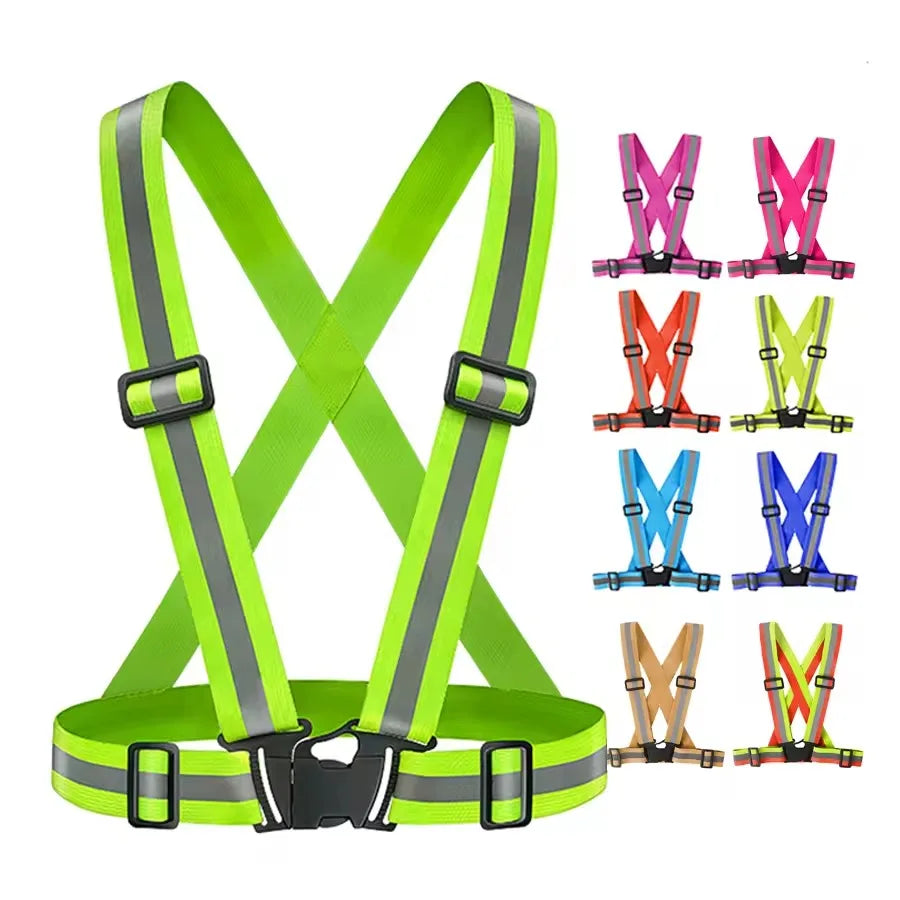 Reflective Safety Vest for Night Running & Cycling