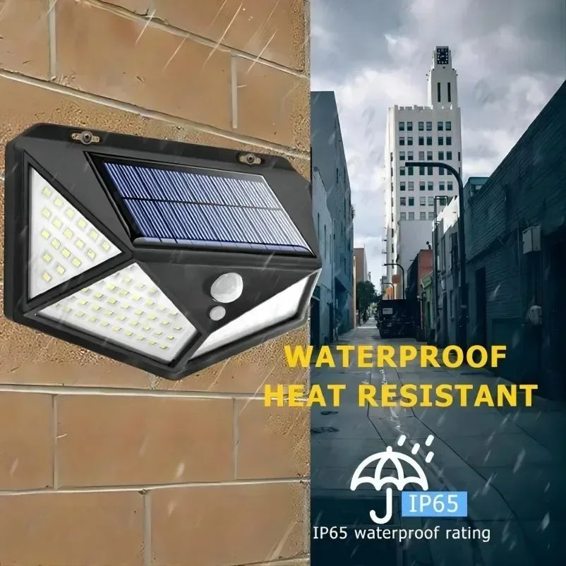 Solar Garden Spotlight with Motion Sensor – Waterproof