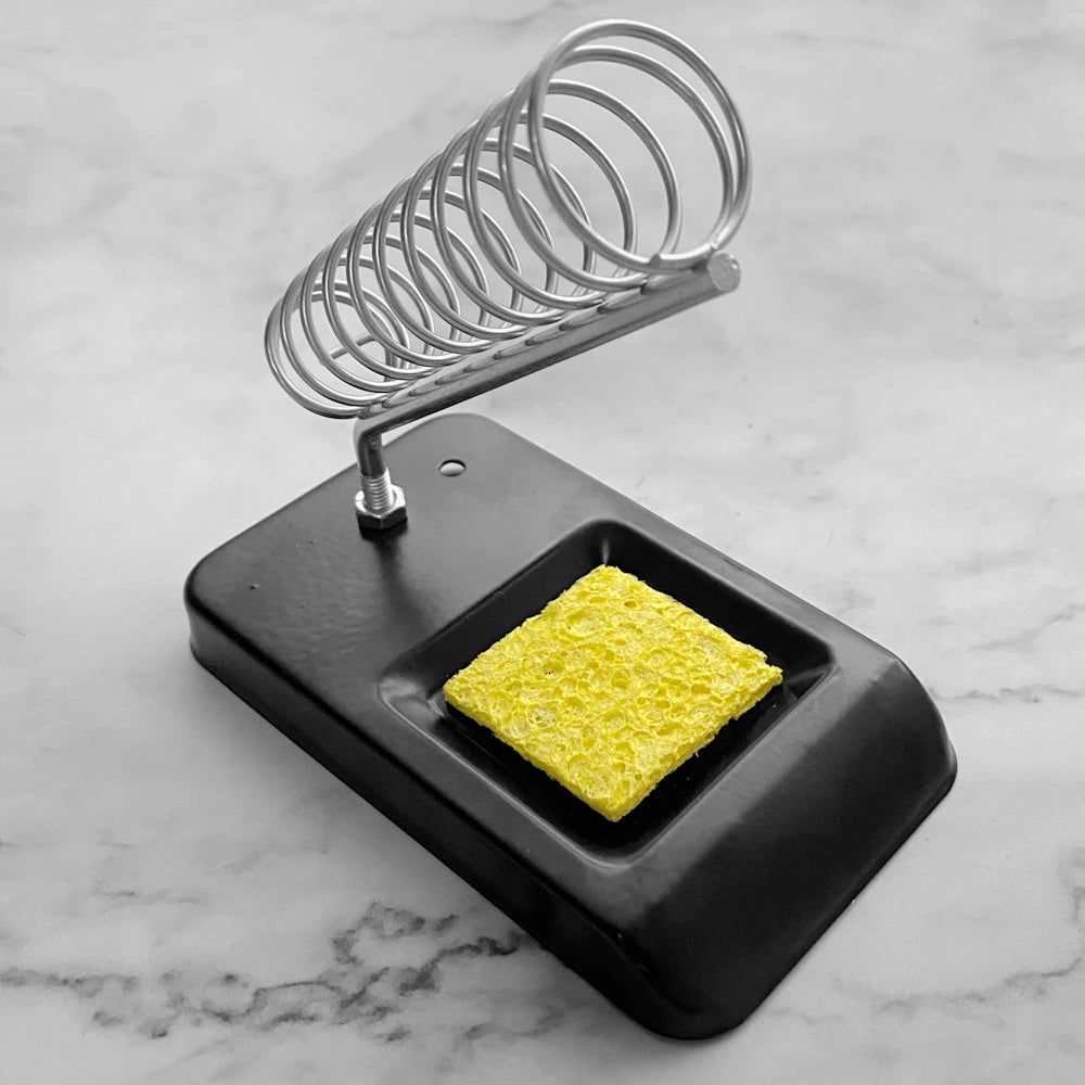 Portable Soldering Iron Stand Holder with Cleaning Sponge