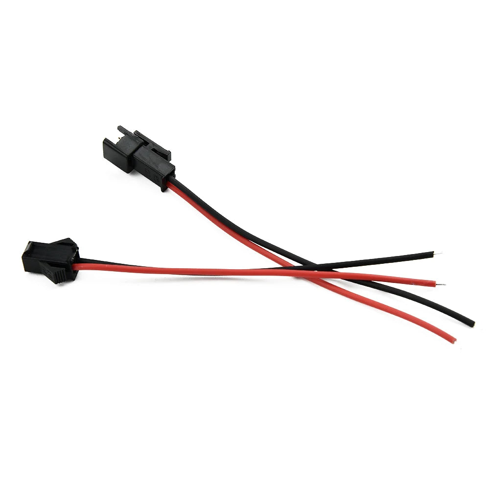 10 Pairs 10cm JST SM 2P 2Pin Plug Socket Male To Female Wire Connector LED Strips Lamp Driver Connectors Cable Quick Adapter