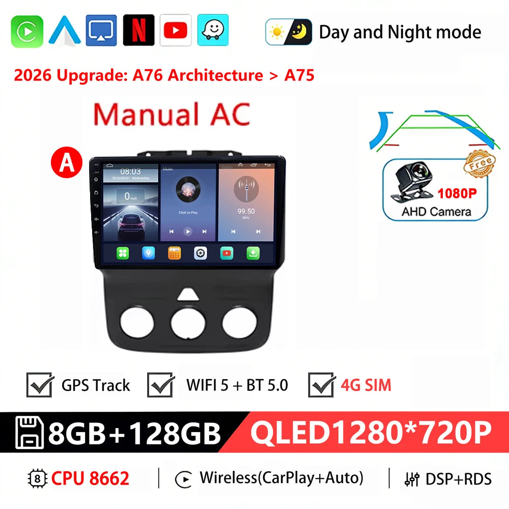 10" Android Touchscreen Car Stereo Dodge Ram 2013-2018 CarPlay GPS - image 22