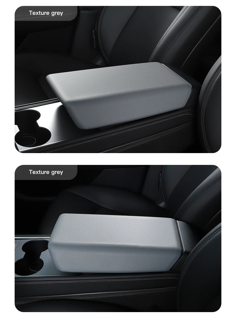 Armrest Cover for Tesla Model Y Juniper, Model YL and Model 3 Highland