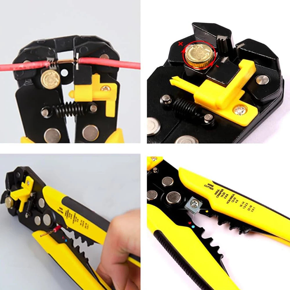 Electrician Wire Stripper & Ferrule Crimping Pliers, Automatic