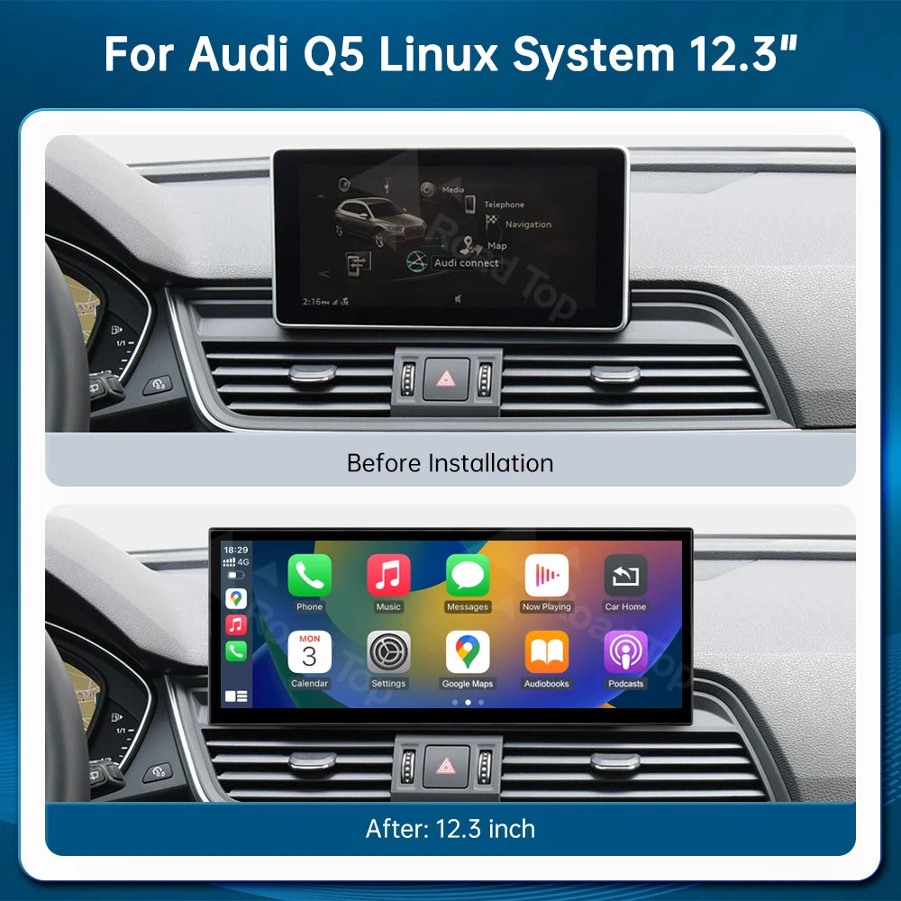 12.3'' Touchscreen Multimedia Display for Audi Q5 (2018-2019) - image 4