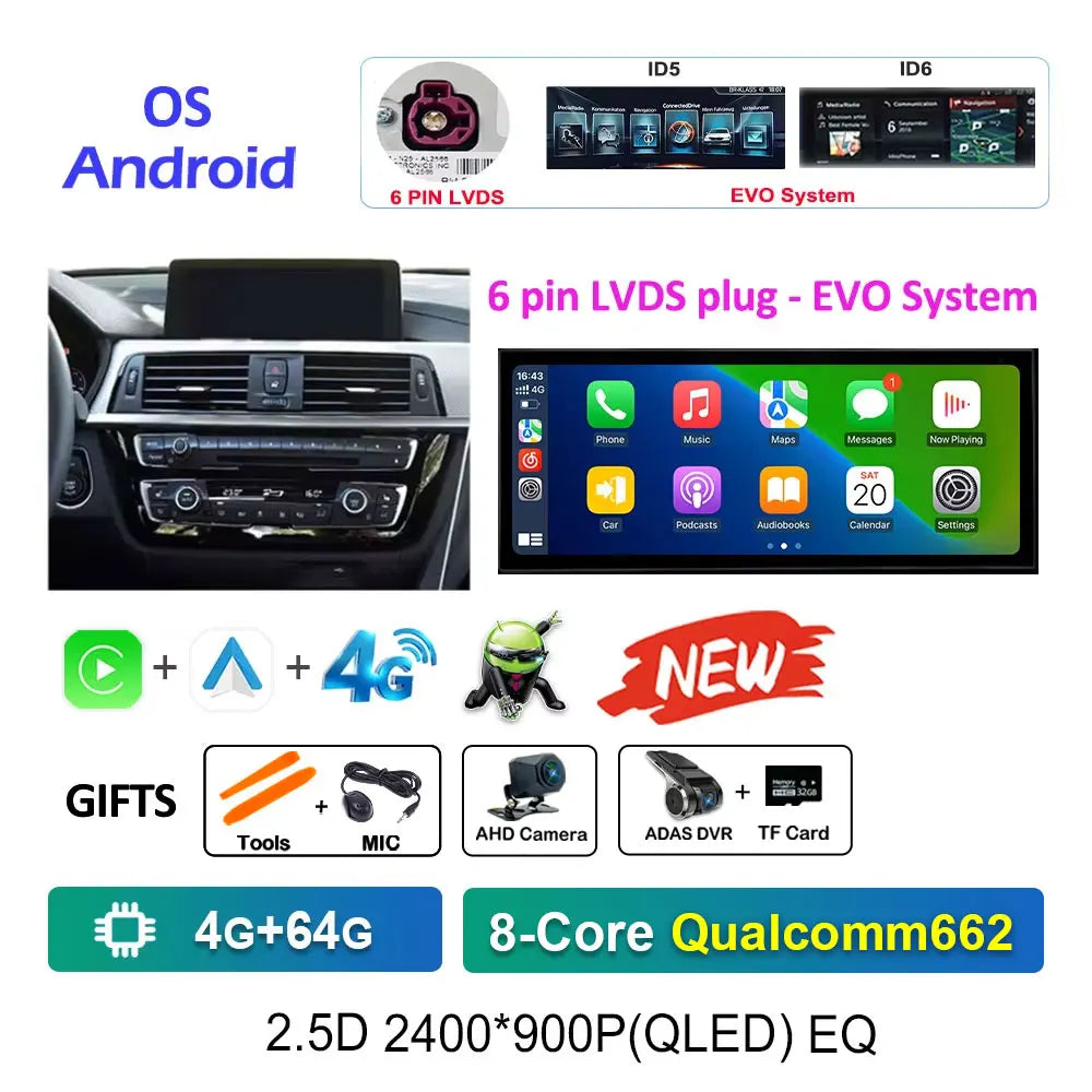 BMW 3/4 Series Android 15 Multimedia Player with CarPlay (F30-F36) - image 9