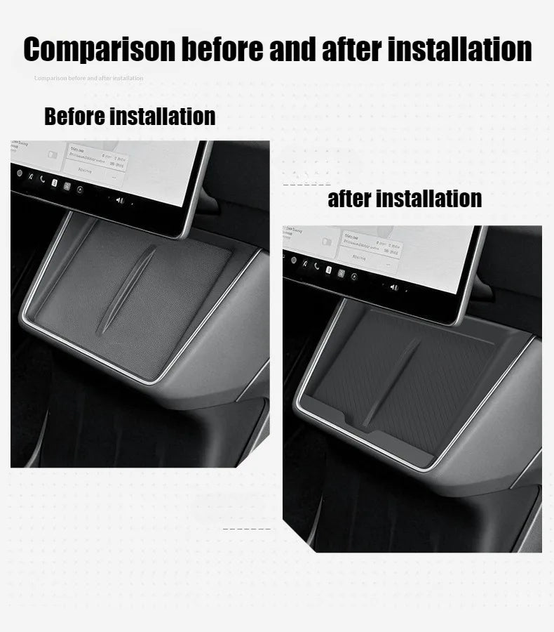 Non-Slip Wireless Charging Pad Mat for Tesla Model Y (2025-2026)