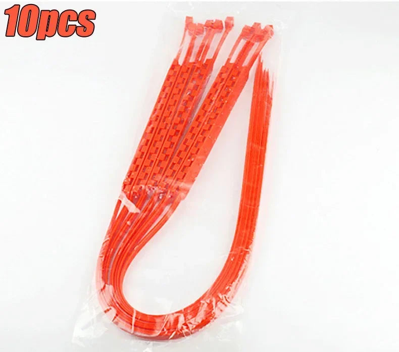 Car Tire Chains Winter Snow Anti-Skid Tyre Cable Ties Auto Outdoor Snow Tire Tyre Anti Skid Chain Emergency Accessories