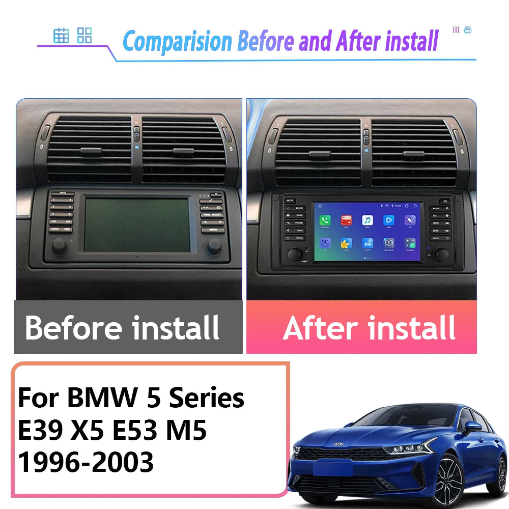 BMW 5 Series & X5 7'' Android Auto CarPlay Radio (1996-2003) - image 2